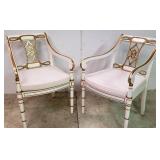 Alden Parkes Courtesan accent chairs