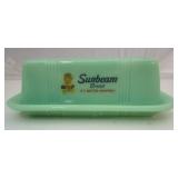 Jadite Sunbeam Butter Dish