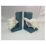 Pair of Cast Iron Sea Shell Bookends