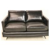 Lazzaro leather loveseat