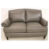 Lazzaro leather loveseat