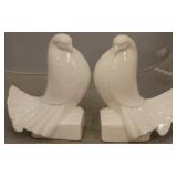 Sterling Peaceful Ends Ceramic Birds