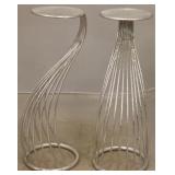 Sterling Dynamic Tension Candle Holders