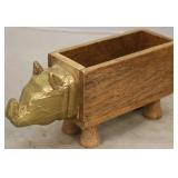 Dimond Home German silver Rhino