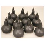 11 Dimond Home Black Birdhouse Gourds