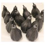 12 Dimond Home Black Gourds