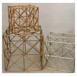 Sterling Heavy Metal Stacking Squares