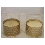 set of 2 candle holders
