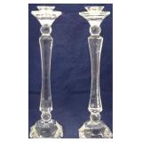 Set of 2 Dimond Home Crystal Candlesticks