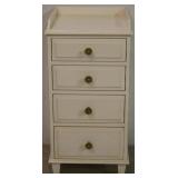 Modern History Cream Colored 4 drawer stand