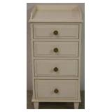 Modern History Cream Colored 4 Drawer stand