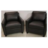 Leather Italia chairs