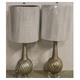 Silver Carved bulb lamps