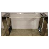 Plexi slab console by Modern History