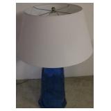 Ultramarine Tapered Wave Lamp by Dimond Lighting