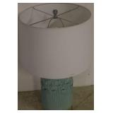 Turquoise Loop Table Lamp