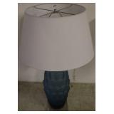 Blue Cubed table lamp