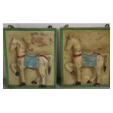 Horse wall plaques