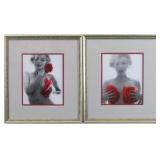 Marilyn Monroe Red Roses