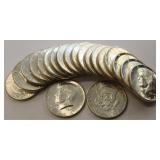 ROLL OF 1964 BU HALF DOLLARS