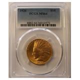 1926 PCGS MS64 $10 GOLD COIN