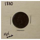 1880 HIGH GRADE INDIAN PENNY