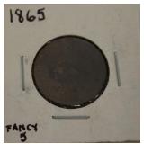 1865 Indian Cent