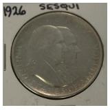 1926 Sesquicentennial Comm. Half Dollar