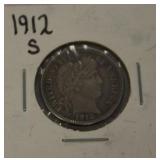 1912S Barber Dime