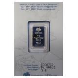5 gram Platinum bar