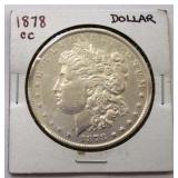 1878 CC Morgan Silver Dollar