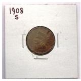 1908S Indian Penny