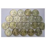 1940-1945 Walking Liberty Half Dollar Roll