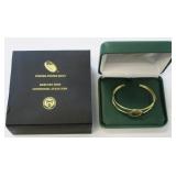1851 $1 Gold Coin .50 DWT 14KT Custom Bracelet