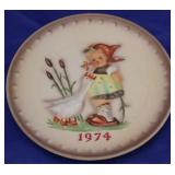 Hummel "Goose Girl" Collector Plate 1974