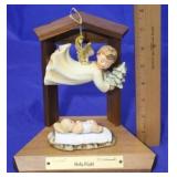 Hummel "Holy Night " Angel figure, baby, stand