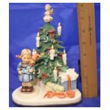 Hummel Figure and Stand "Christmas Surprise"