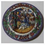 Jim Shore 2007 Christmas Plate