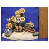 Hummel Figure & Stand "Sunflower Boy/ Summer Days"