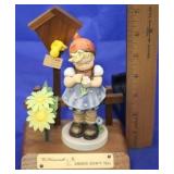 Hummel Figure & Base "Daisies Don