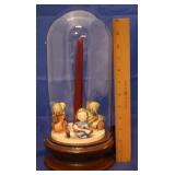 Hummel Candle holder & dome base "Herald Angles"