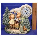 Hummel Figure Clock "Auf Wiedersehen"