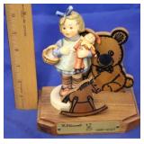 Hummel Figure & Stand "What Now?"