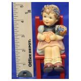 Hummel Figure with chair "Heart