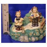 Hummel Figures & Stand "Summer Stroll/ Pretty ..."