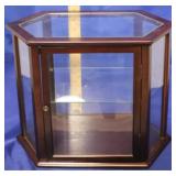 Wood With Glass Display Case