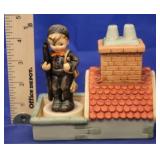 Hummel Figure & Base "Chimney Sweep"