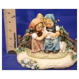 Hummel Figure & Stand "Bee Happy/ Easter Time"