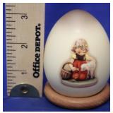 Hummel Egg 2001 Special Edition with stand