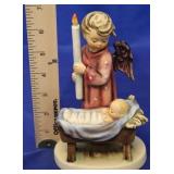 Hummel Figure "Angel with Candle and Baby"